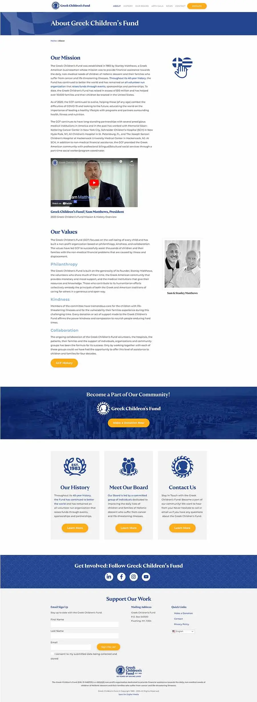 Greek Childrens Fund About