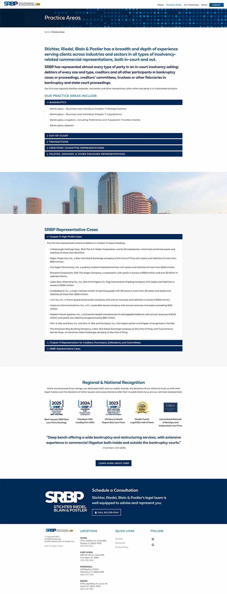 SRBP Practice Areas Page